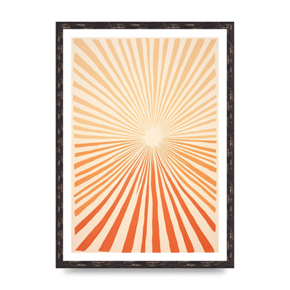 Sun Tranquil Boho Sunburst in Beige and Brown