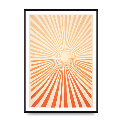Sun Tranquil Boho Sunburst in Beige and Brown