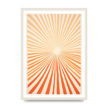 Sun Tranquil Boho Sunburst in Beige and Brown
