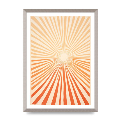 Sun Tranquil Boho Sunburst in Beige and Brown