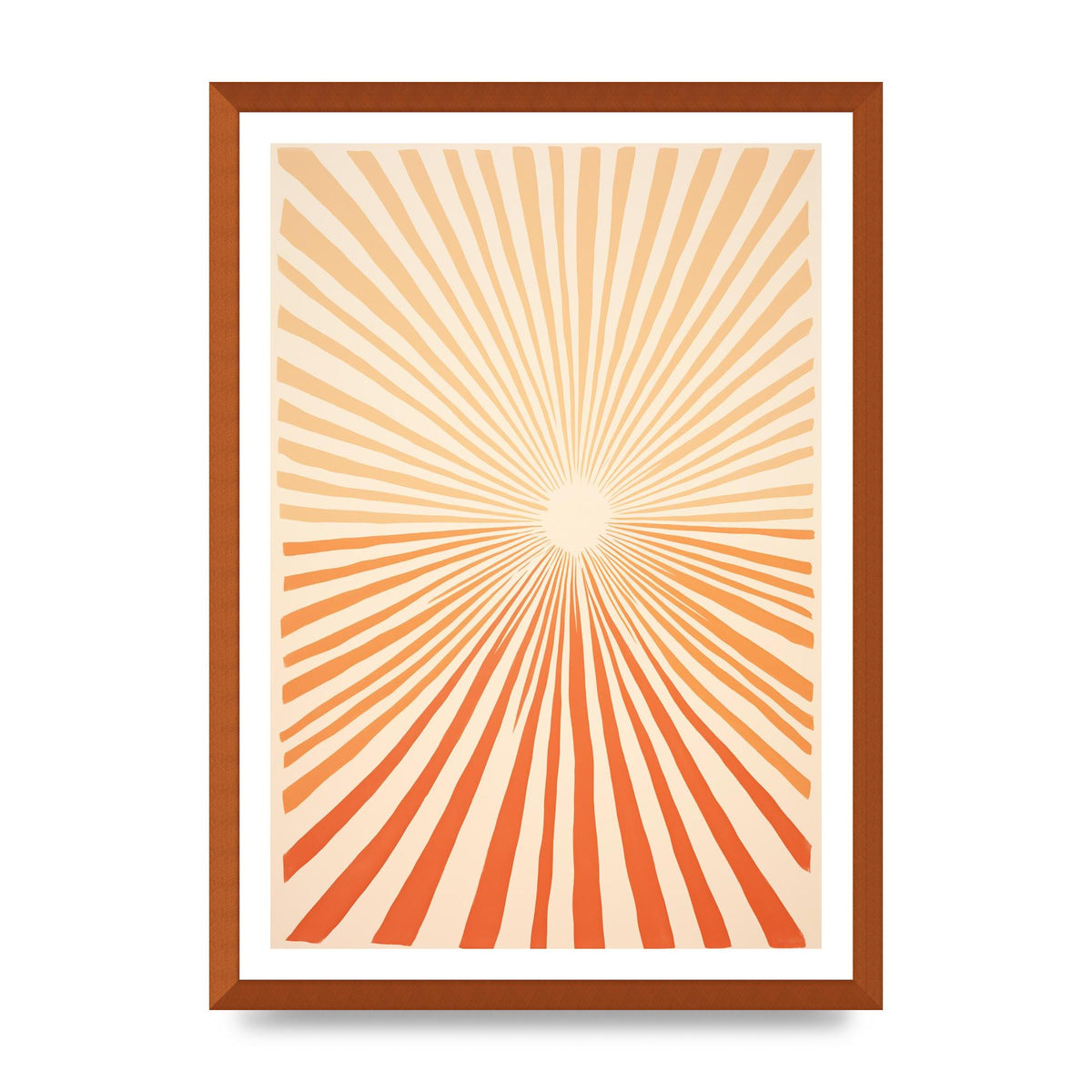Sun Tranquil Boho Sunburst in Beige and Brown