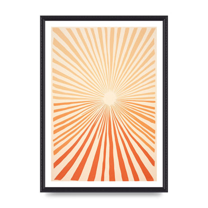Sun Tranquil Boho Sunburst in Beige and Brown