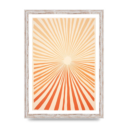 Sun Tranquil Boho Sunburst in Beige and Brown