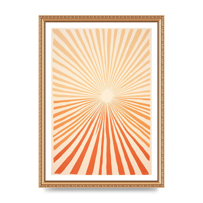 Sun Tranquil Boho Sunburst in Beige and Brown