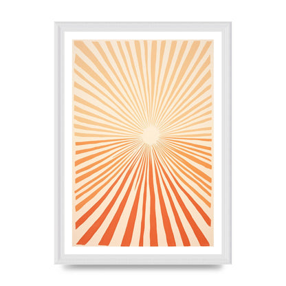 Sun Tranquil Boho Sunburst in Beige and Brown