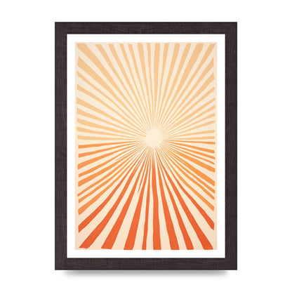 Sun Tranquil Boho Sunburst in Beige and Brown