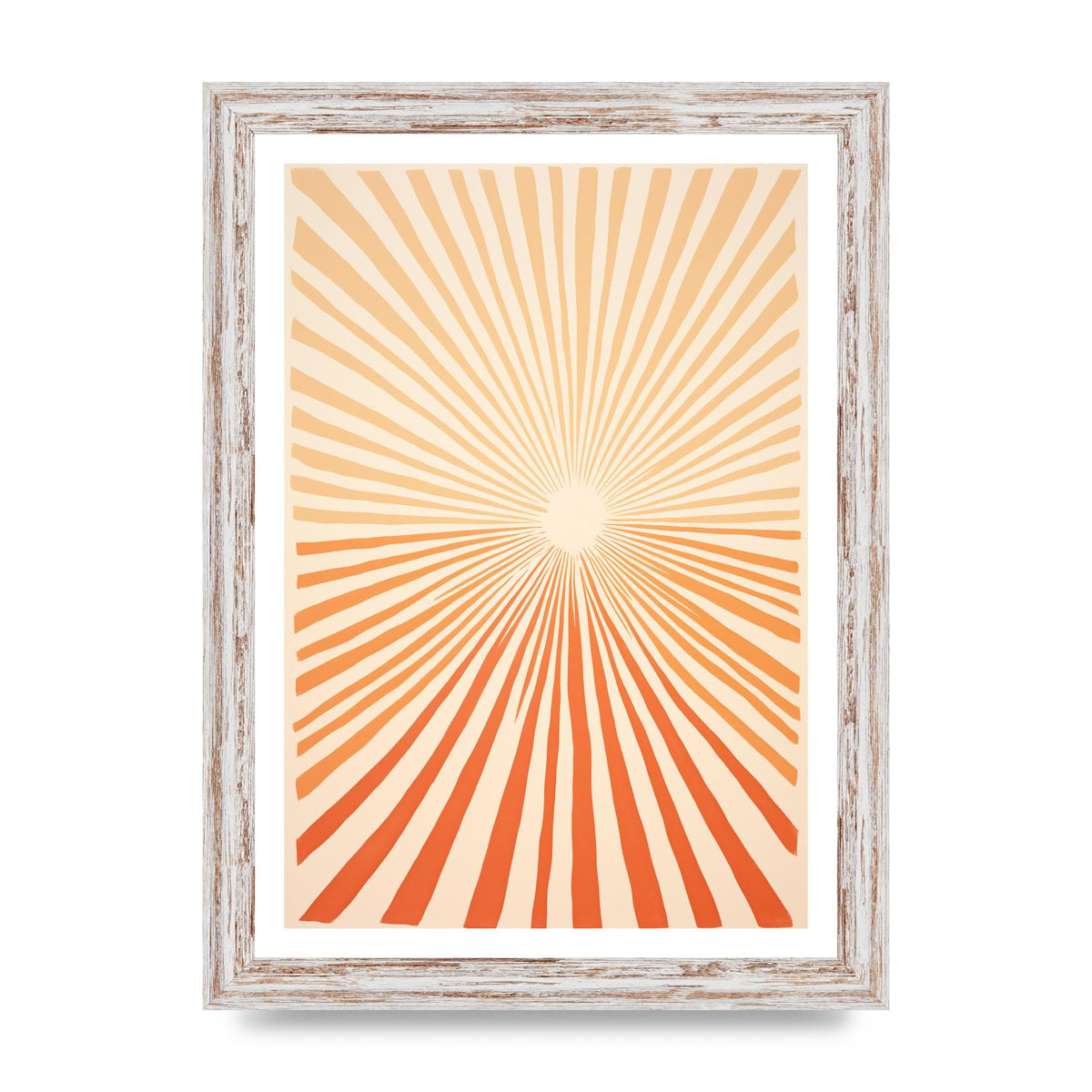 Sun Tranquil Boho Sunburst in Beige and Brown