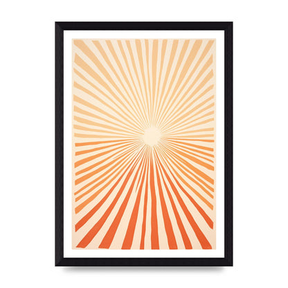 Sun Tranquil Boho Sunburst in Beige and Brown