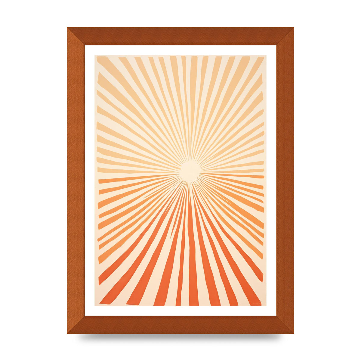 Sun Tranquil Boho Sunburst in Beige and Brown