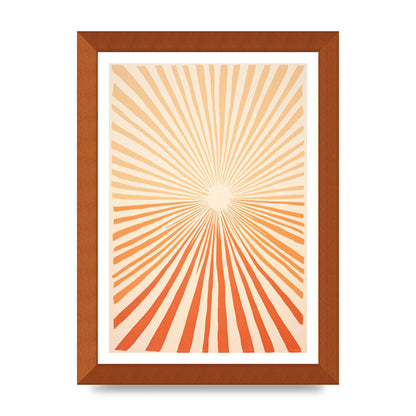 Sun Tranquil Boho Sunburst in Beige and Brown