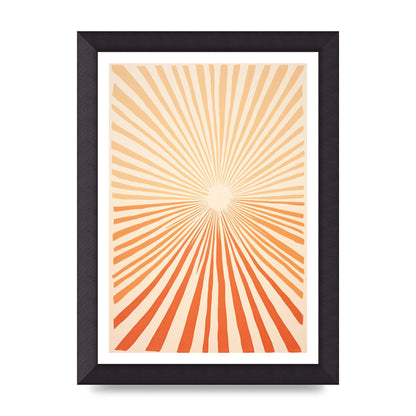 Sun Tranquil Boho Sunburst in Beige and Brown