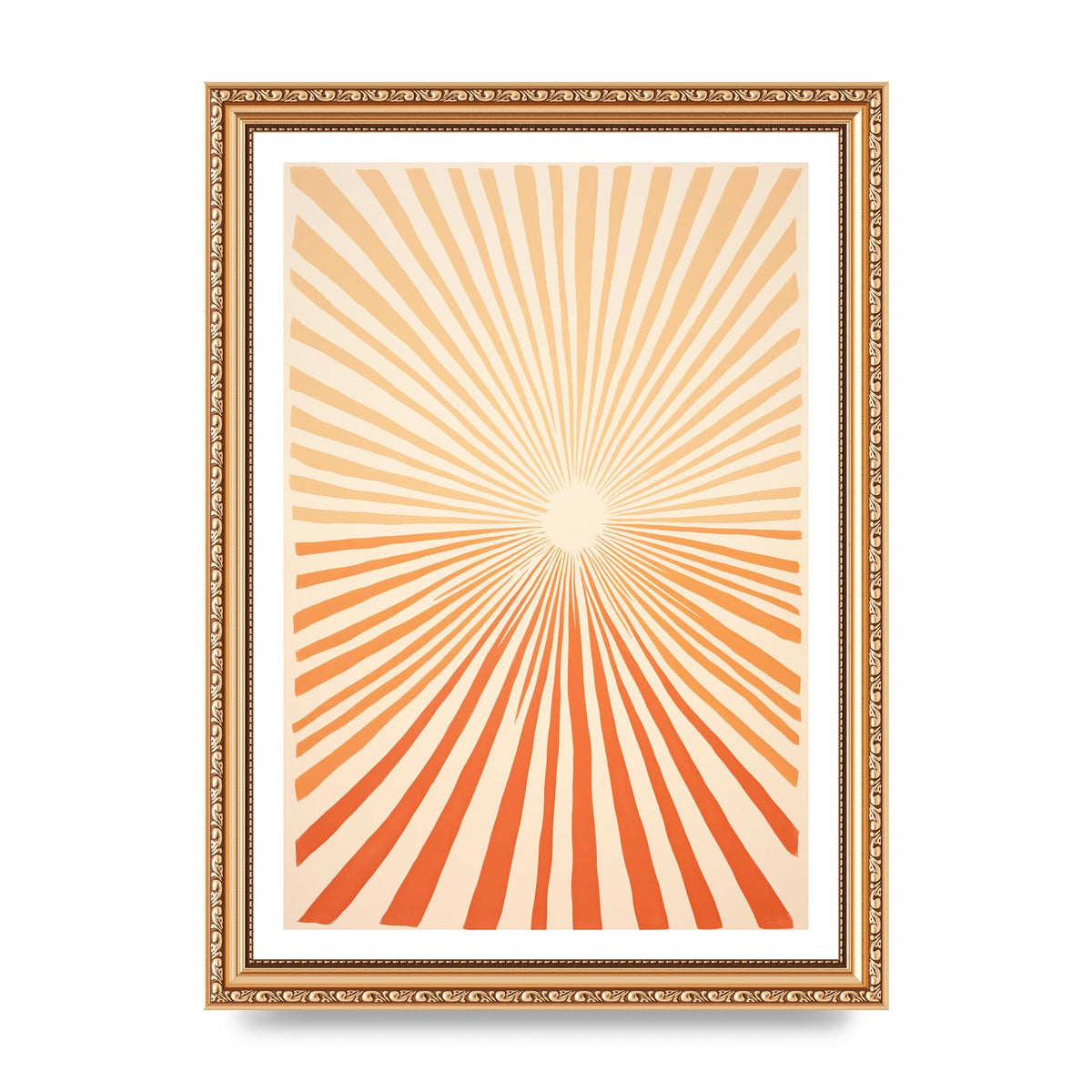 Sun Tranquil Boho Sunburst in Beige and Brown