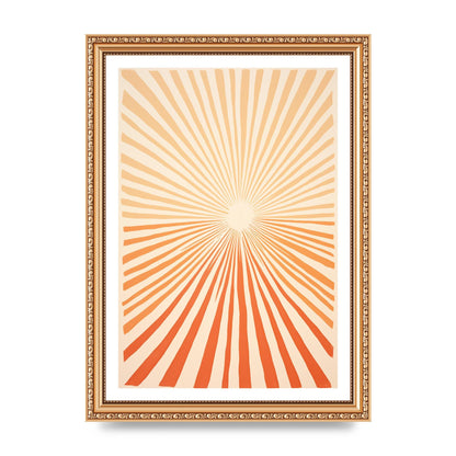 Sun Tranquil Boho Sunburst in Beige and Brown