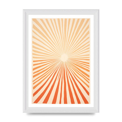 Sun Tranquil Boho Sunburst in Beige and Brown