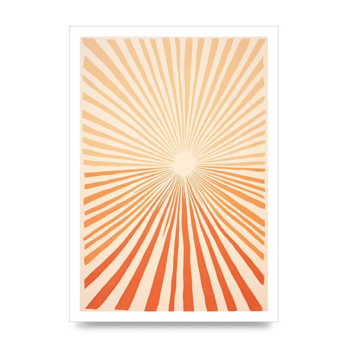 Sun Tranquil Boho Sunburst in Beige and Brown