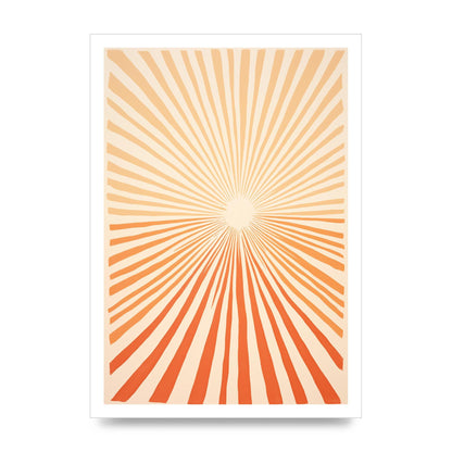 Sun Tranquil Boho Sunburst in Beige and Brown