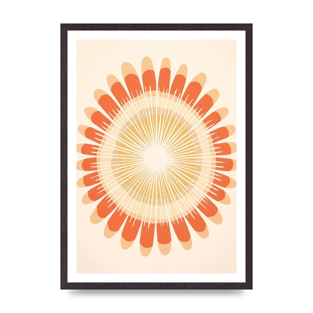 Sunburst Tranquility Soft Beige and Brown Tones