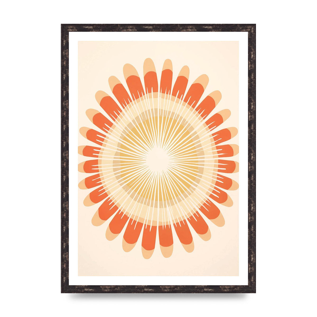 Sunburst Tranquility Soft Beige and Brown Tones