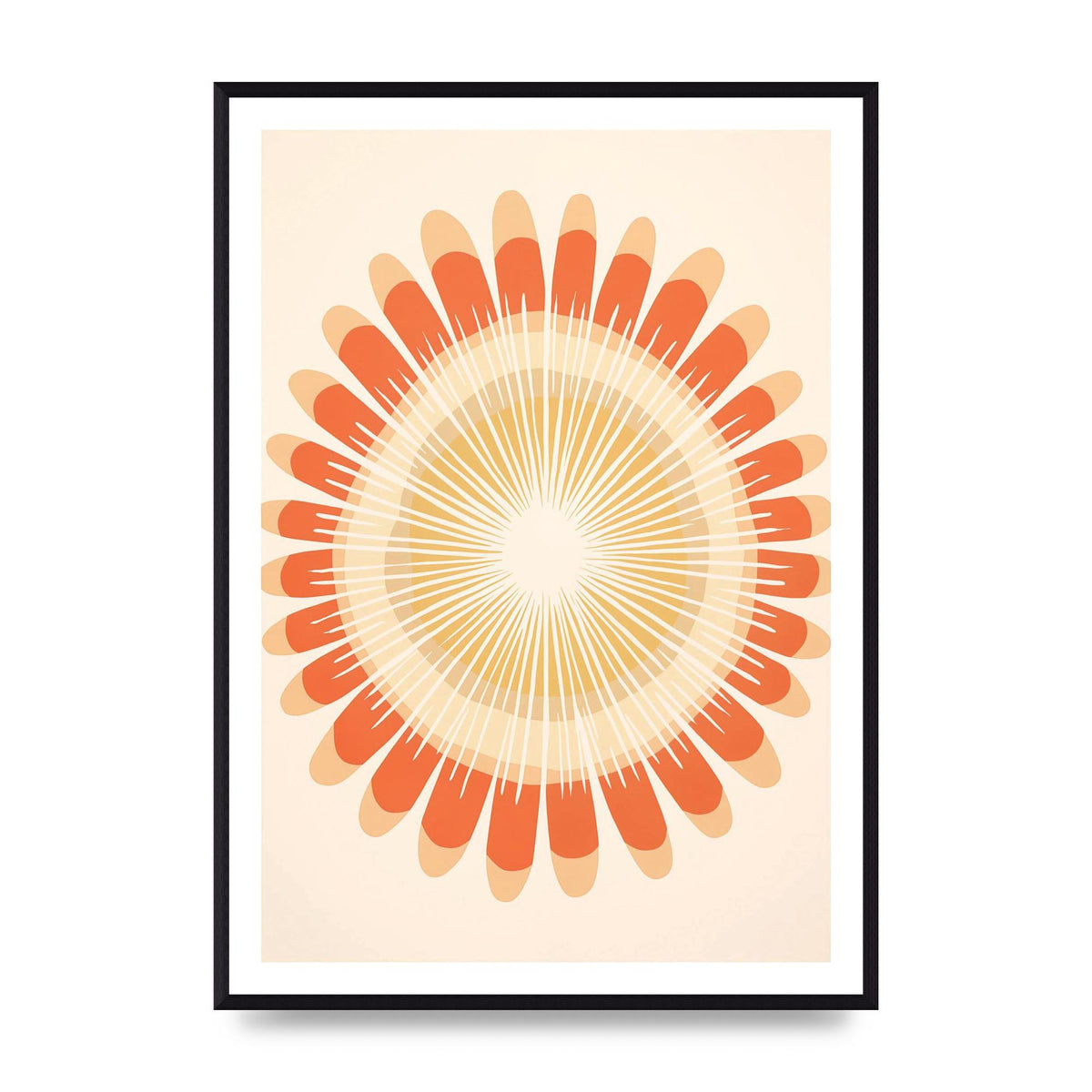 Sunburst Tranquility Soft Beige and Brown Tones