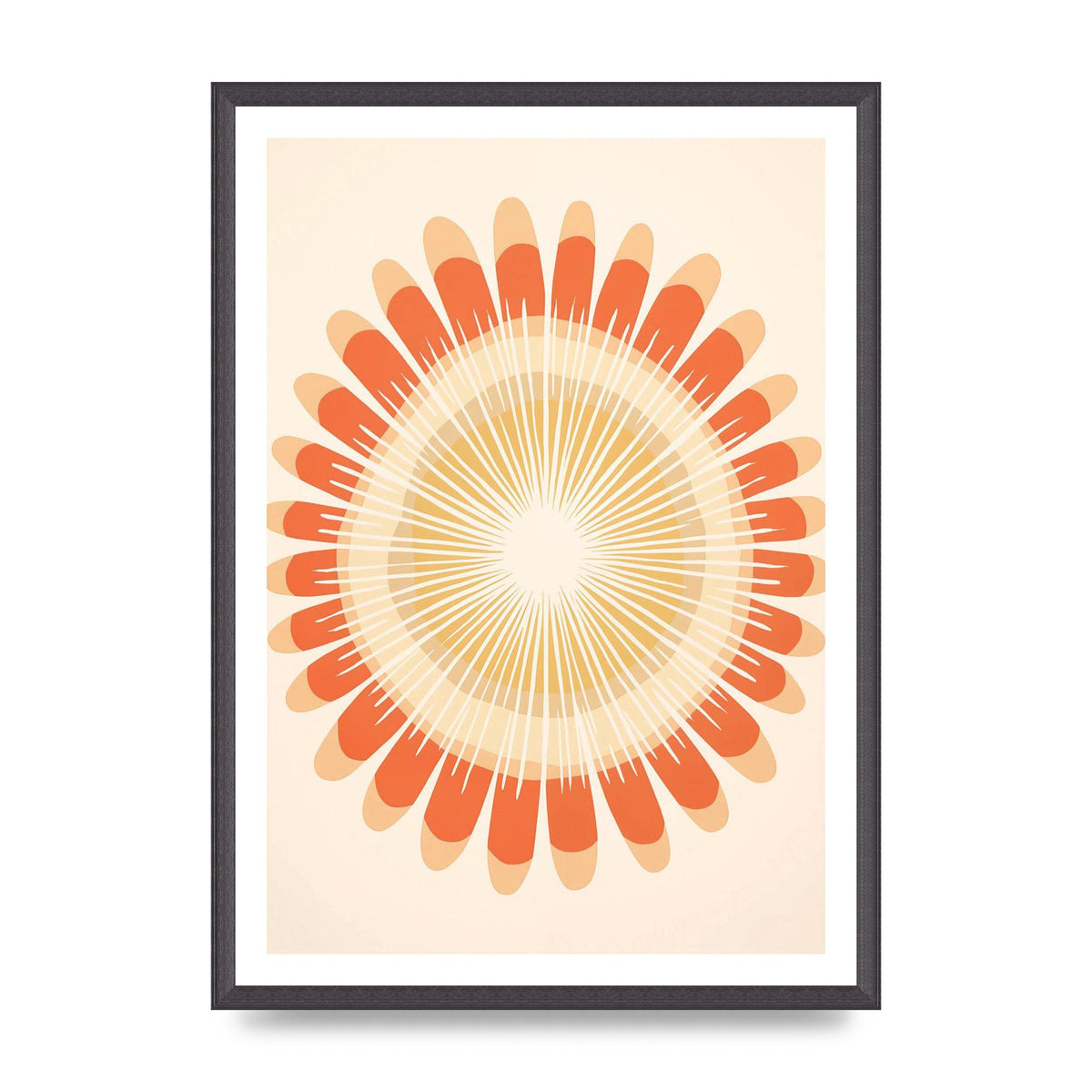 Sunburst Tranquility Soft Beige and Brown Tones