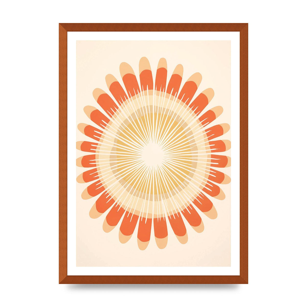 Sunburst Tranquility Soft Beige and Brown Tones