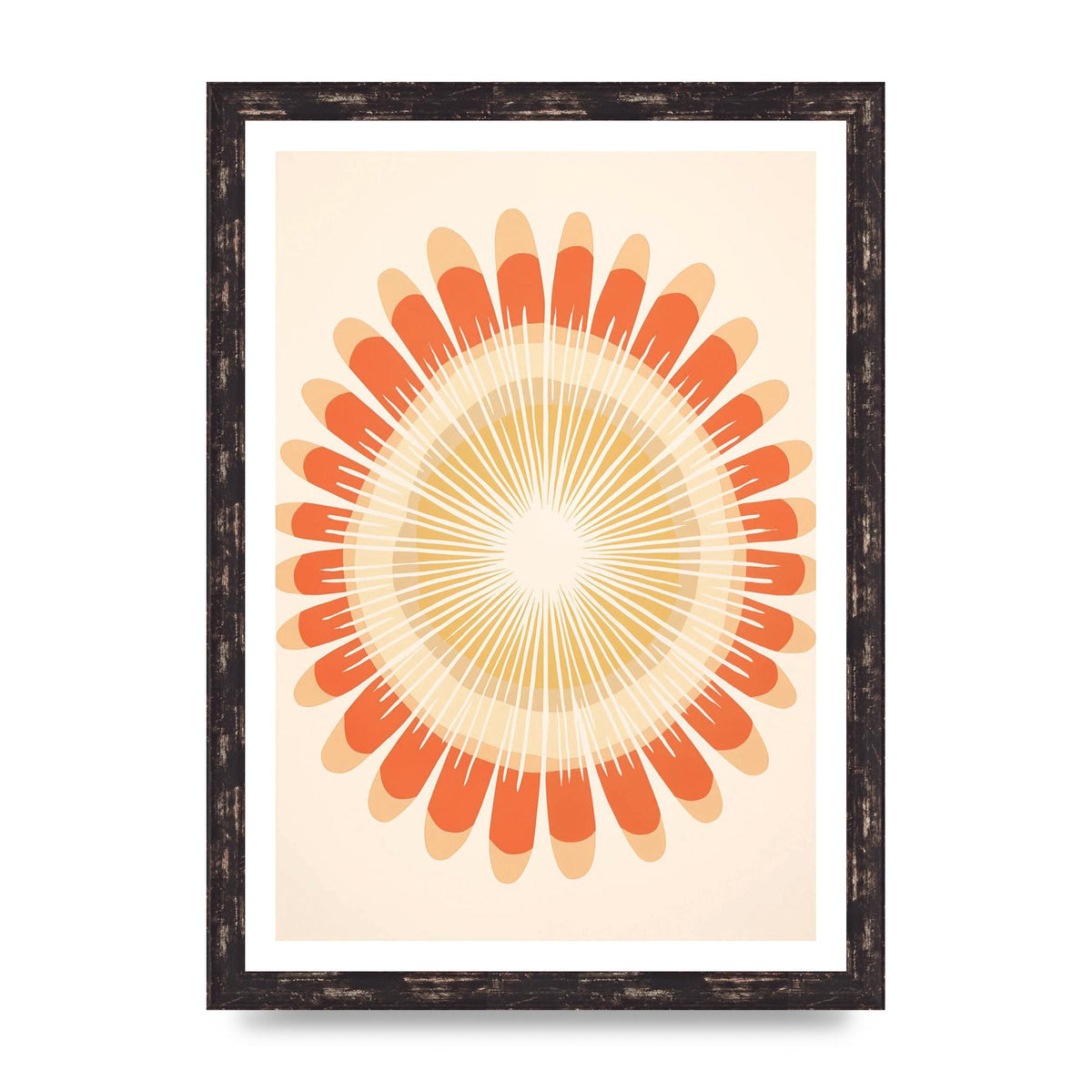 Sunburst Tranquility Soft Beige and Brown Tones