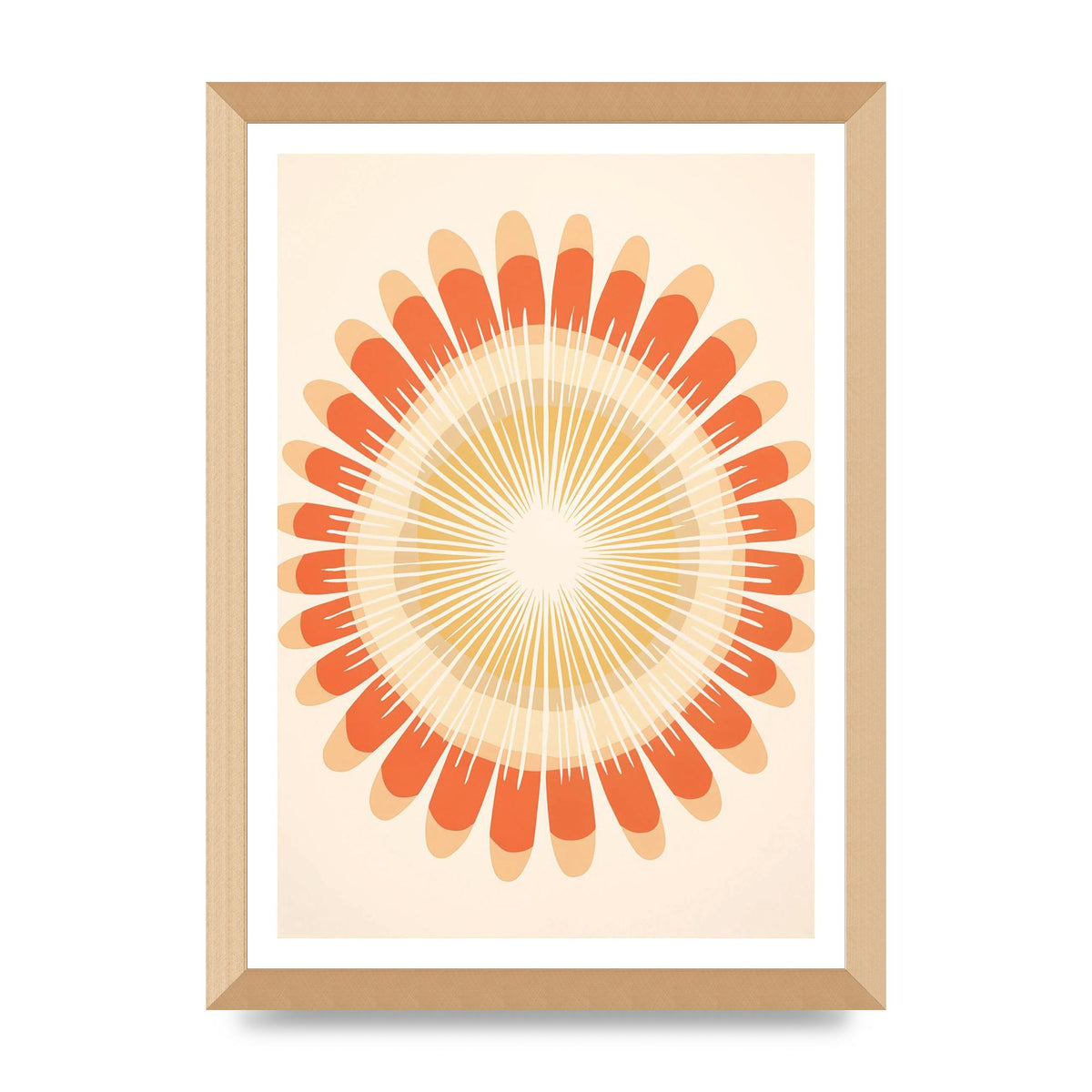 Sunburst Tranquility Soft Beige and Brown Tones