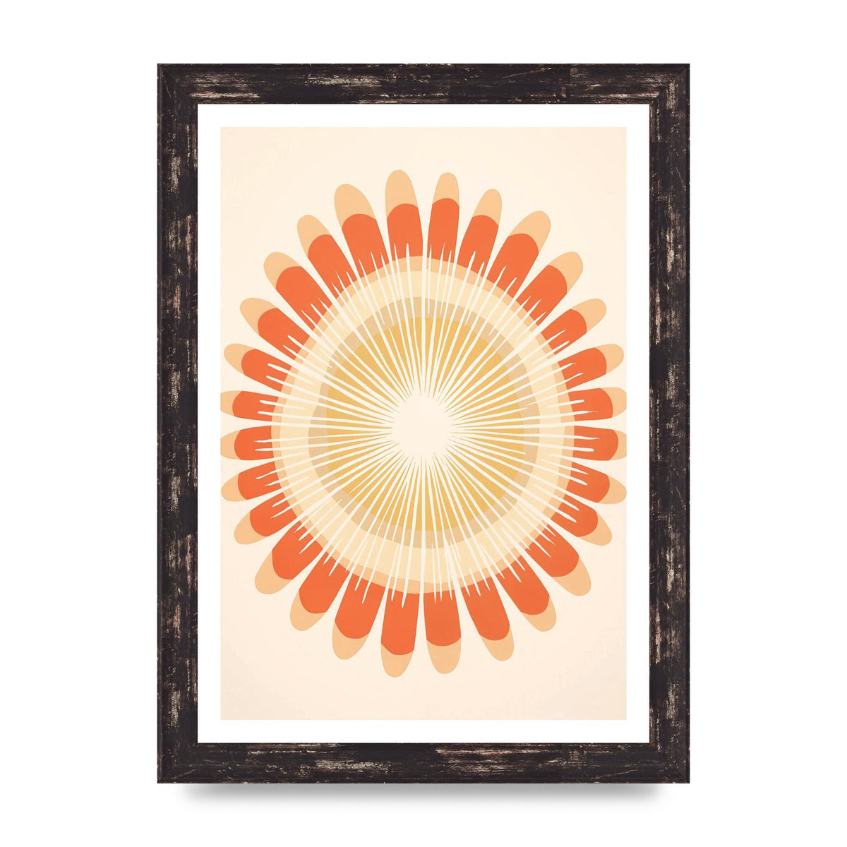 Sunburst Tranquility Soft Beige and Brown Tones