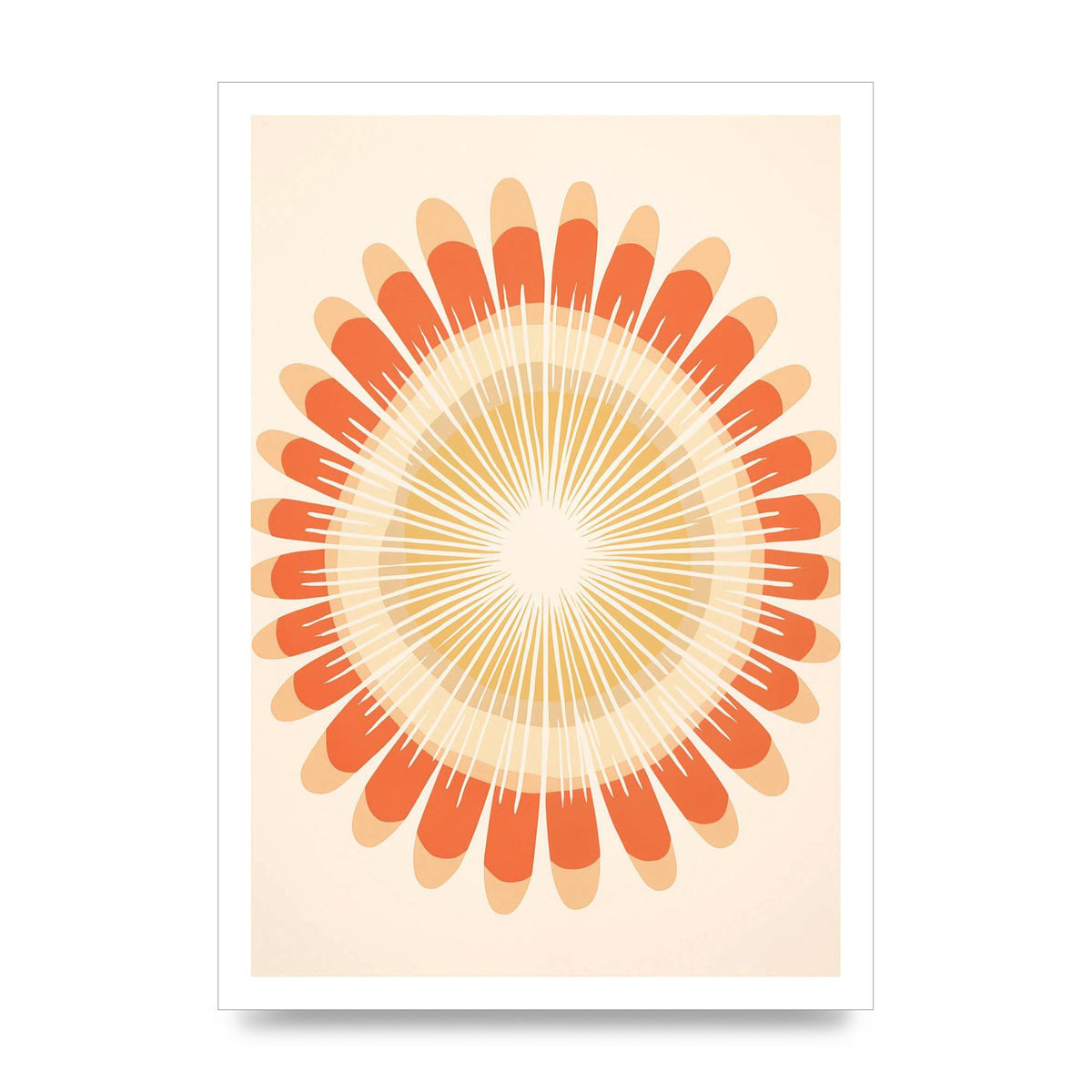 Sunburst Tranquility Soft Beige and Brown Tones