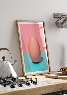 Simple Fresh Egg 2D Print