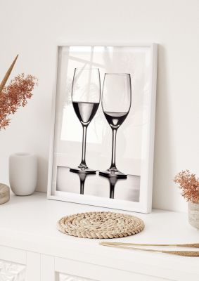 Refined Wine Glasses in Monochrome