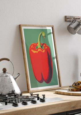 Bell Pepper Boldness Vivid Graphic