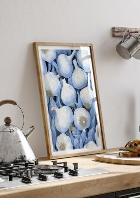 Stylized Garlic Bulbs Clean Art