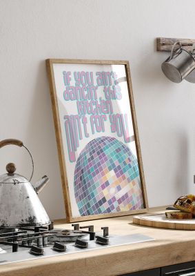 Disco Kitchen Wall Art: Groove While You Cook