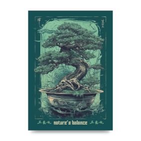 Bonsai Tree Essence Risograph