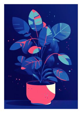 Blue Void Redux House Plant Design