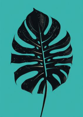 Monstera Leaf in Monstera Minimalism