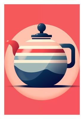 Modern British Tea Culture Risograph