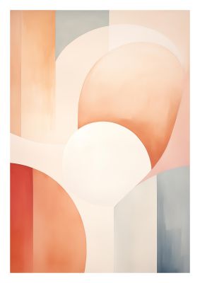 Abstract Boho Essence Minimalist Print