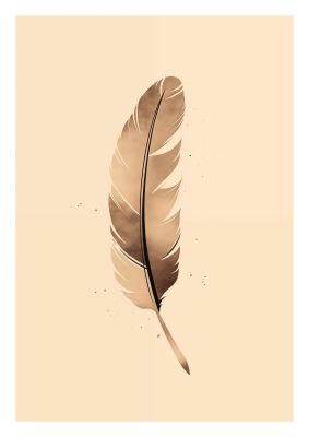 Feathered Tranquility Elegant Line Art